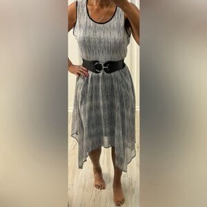 Nice dress….very “flowy”.